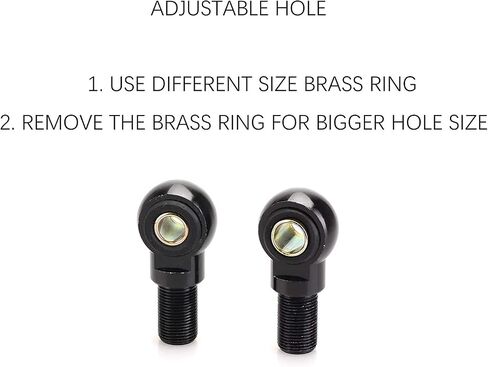 Mallofusa 15.75Inch Motorcycle Pair Rear 400mm Air Shock Absorber Round Hole Universal Compatible for Yamaha YFZ 450 Banshee Honda TRX 450 Quad Kawasaki Suzuki ATV Go Kart, Eye to Eye 400mm Blue in Saudi Arabia