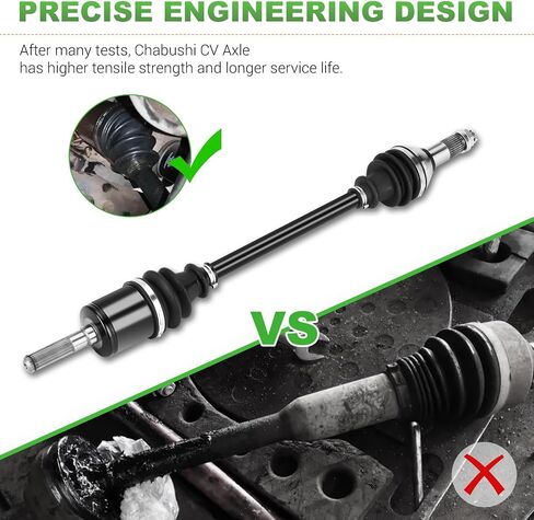 Front Left Right CV Axle Drive Shaft & Bearings Set for Can Am Defender HD5 HD8 HD10 HD9 DPS MAX XT CAB 2016-2021 UTV Axle Replacement for 705401802 705401937 in Saudi Arabia