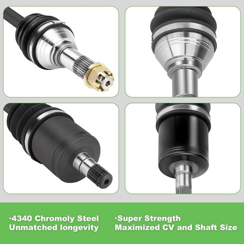 Front Left Right CV Axle Drive Shaft & Bearings Set for Can Am Defender HD5 HD8 HD10 HD9 DPS MAX XT CAB 2016-2021 UTV Axle Replacement for 705401802 705401937 in Saudi Arabia
