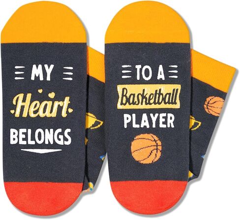 HAPPYPOP Sports Gifts For Women Men - Volleyball Basketball Runner Hiker Softball Skateboarder Socks in Saudi Arabia