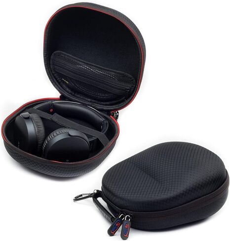 حقيبة حمل واقية صلبة من Digicharge لأجهزة Sony وJBL وBeats وBose فوق الأذن وSteelSeries Nova Arctis Prime وMpow وBeexcellent وسماعات ألعاب Logitech مقاس 19×23 سم كحد أقصى لسماعات الرأس in Saudi Arabia