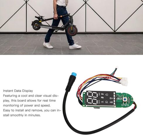 Alomejor Waterproof Electric Scooter Circuit Board PCB, Data Display Dual Brake Replacement for PRO 2 Electric Scooter in Saudi Arabia