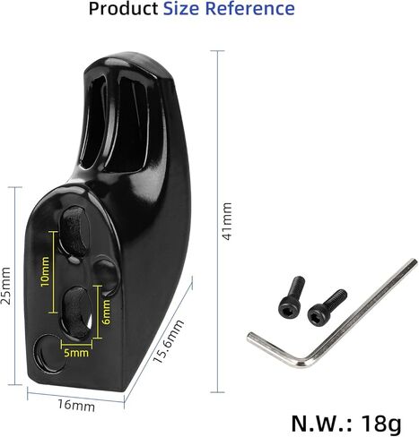 خطاف أمامي معدني للدراجات البخارية Ninebot ES1/ES2/ES3/ES4 مع مسامير وأداة/خطاف أمامي للأجزاء القابلة للطي من الدراجات البخارية ES in Kuwait