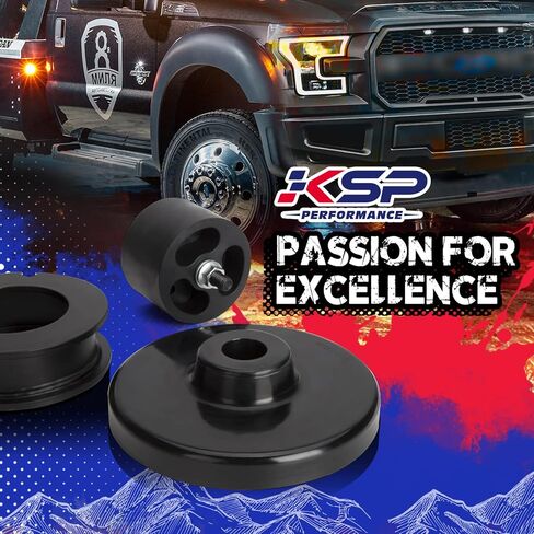 KSP Gladiator JT Leveling Kits 1.5 F+0.75 R، مجموعة تعليق كاملة متوافقة مع Jeep JT 2019 2020 2021 2022، فواصل زنبركية من الصلب الكربوني ترفع الأمام 1.5 بوصة والخلف 0.75 بوصة تناسب الإطارات القصوى 35 بوصة in Kuwait
