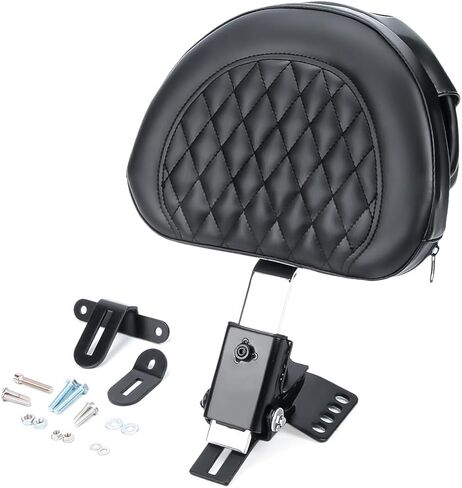 مسند ظهر للسائق قابل للتعديل ومسند ظهر للراكب ومسند ظهر متوافق مع Touring Road King Street Glide Road Glide Electra Glide 1997-2024 in Kuwait