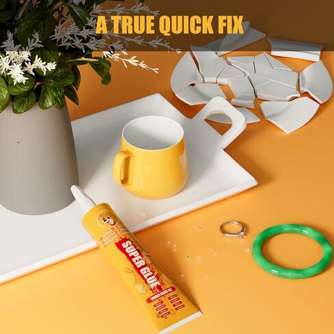 جل غراء زجاجي، شفاف، مقاوم للماء، زجاجة سعة 2.1 أونصة سائلة مع غطاء مضاد للانسداد in Kuwait