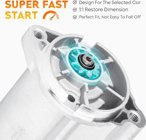 Starter for Nissan Frontier V6 3.3L 1999 2000 2001, Xterra V6 3.3L 2000 2001, 23300-4S100, 23300-4S102, M0T60185, M0T60186, M0T60187 in Saudi Arabia
