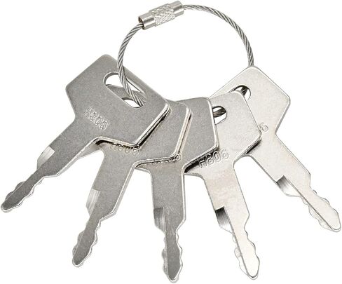 Ignition Key H806 17001-00019 180845 Compatible with Takeuchi Gehl Hitachi New Holland Case Excavators 5Pcs in Saudi Arabia