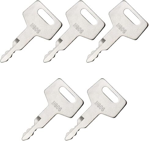 Ignition Key H806 17001-00019 180845 Compatible with Takeuchi Gehl Hitachi New Holland Case Excavators 5Pcs in Saudi Arabia