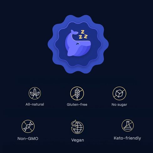 Nighttime Sleep Support for Peaceful Night Sleep - Gluten-Free, No Sugar, Non-GMO, Vegan, Keto-Friendly - 1 fl oz in Saudi Arabia