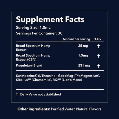 Nighttime Sleep Support for Peaceful Night Sleep - Gluten-Free, No Sugar, Non-GMO, Vegan, Keto-Friendly - 1 fl oz in Saudi Arabia