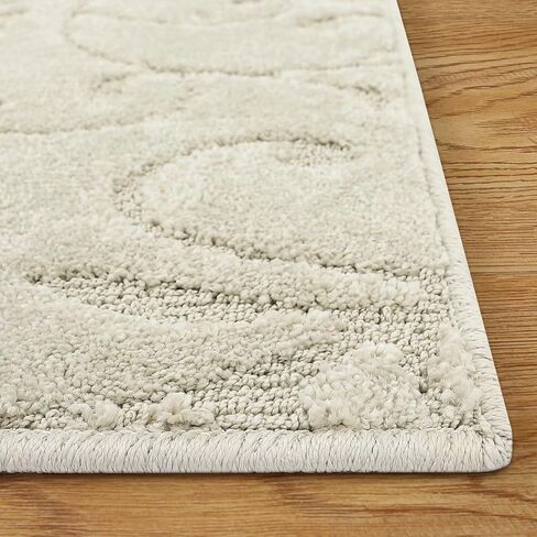 Modern Runner Rug 2x8 Solid Shag Runner Rug for Hallway Kitchen Soft Plush Shaggy Runners Non-Slip Boho Carpet Entryway Fluffy Floor Cover Indoor Living Room Laundry Area Rug Home Decor Beige in Saudi Arabia