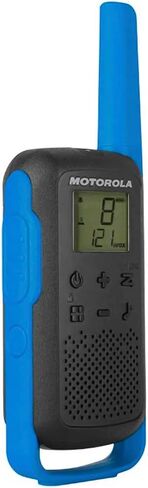 Motorola Solutions Portable FRS Talkabout T270 Two Way Radio 4-Pack Walkie Talkies Blue/Black 22 Channels PTT Earpieces Dual Chargers in Saudi Arabia