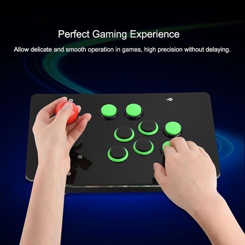 وحدة تحكم USB Arcade Fighting Joy Stick، عصا قتال Arcade، وحدة تحكم الألعاب بدون تأخير لألعاب الكمبيوتر الشخصي in Saudi Arabia