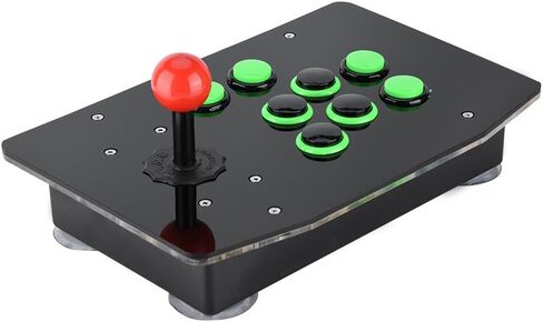 وحدة تحكم USB Arcade Fighting Joy Stick، عصا قتال Arcade، وحدة تحكم الألعاب بدون تأخير لألعاب الكمبيوتر الشخصي in Saudi Arabia