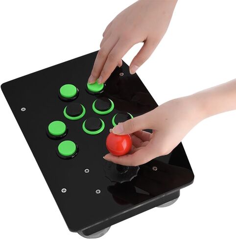 وحدة تحكم USB Arcade Fighting Joy Stick، عصا قتال Arcade، وحدة تحكم الألعاب بدون تأخير لألعاب الكمبيوتر الشخصي in Saudi Arabia