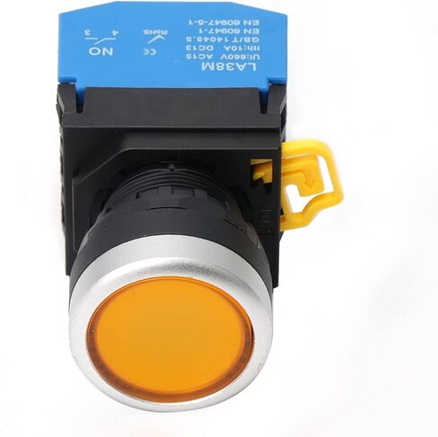 STARELO 22 مم 2 قطعة مفتاح زر الضغط المؤقت 660 فولت 10 أمبير أحمر وأخضر Led ذاتي إعادة الضبط 1NO 1NC. (أحمر وأخضر) in Saudi Arabia