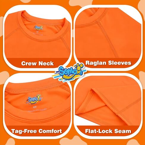 3 Pack Boys Rash Guard Swim Shirt Long Sleeve UPF+ 50 Sun Shirts for Toddler Kids Rashguard Water Swimming Shirts in Saudi Arabia