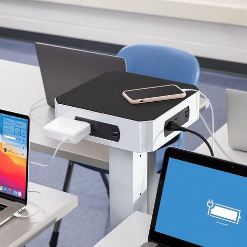 Luxor 12-Port USB-C Charging Station, 45W Fast Charging, Pre-Wired Power Hub, Multi-Device USB-C Charger for Laptops, Tablets, Phones – Ideal for Classrooms, Offices, and Shared Spaces in Saudi Arabia