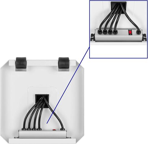 Luxor 12-Port USB-C Charging Station, 45W Fast Charging, Pre-Wired Power Hub, Multi-Device USB-C Charger for Laptops, Tablets, Phones – Ideal for Classrooms, Offices, and Shared Spaces in Saudi Arabia