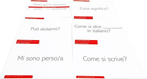 بطاقات فلاش باتس: 50 بطاقة فلاش للعبارات الإيطالية الأساسية مع اختلافات في المحادثة in Kuwait