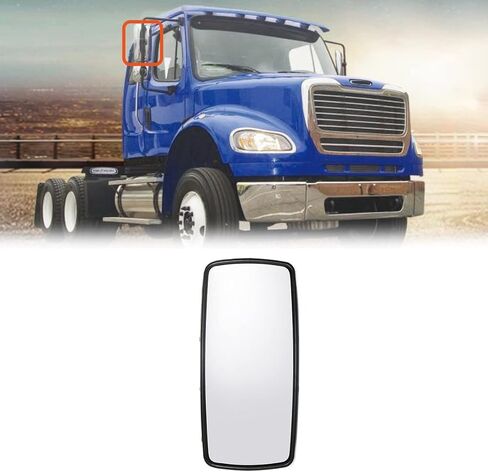 استبدال المرآة الرئيسية من الكروم لـ Freightliner M2 100 106 112 114 سلسلة سائق الشاحنة وجانب الركاب in Kuwait