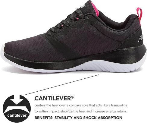 Avia Coast 2.0 Lightweight Memory Foam Walking Sneakers for Women - Black, Olive Green, or Blue in Saudi Arabia