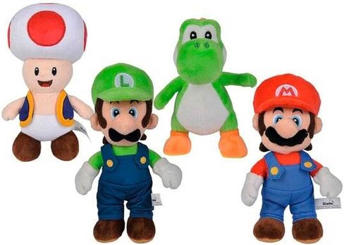 Simba Brand, Luigi, Yoshi, Toad Super Mario 20 cm, Assorted Model, 1 Piece in Kuwait