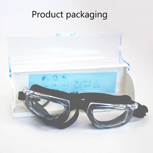 نظارات السباحة، نظارات سباحة مانعة للتسرب مع سدادة الأذن حماية كاملة ضد الضباب للرجال والنساء والشباب in Kuwait