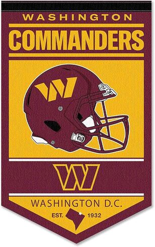 Washington Commanders Heritage History Banner Pennant in Saudi Arabia