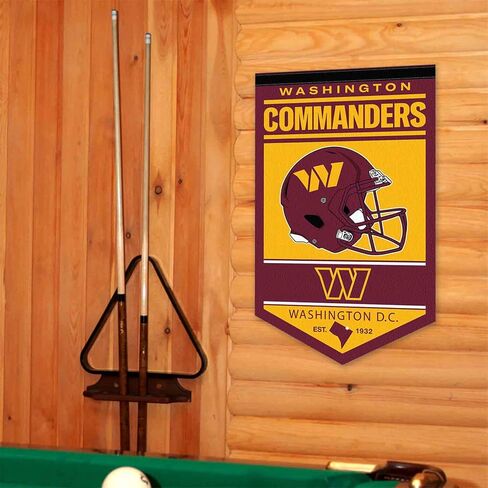 Washington Commanders Heritage History Banner Pennant in Saudi Arabia