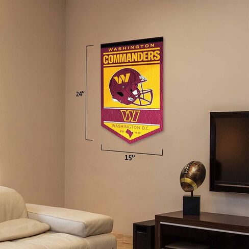 Washington Commanders Heritage History Banner Pennant in Saudi Arabia