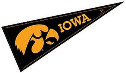 WinCraft NCAA University of Iowa WCR63910971 Carded Classic Pennant, 12" x 30" in Saudi Arabia