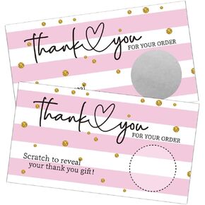 50 Blank Sunflower Scratch Off Game Cards Thank You Scratch Off Gift Cards Festival Raffle Tickets Sunflower Customer Appreciation Cards Summer Holiday Party Supplies for Small Business