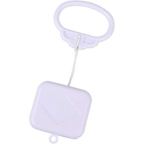 SaiDian 1 Pcs Mini Music Box Pull String Cord Style White Music Box with Musical Movement Gifts for Baby Infant Kids Gift