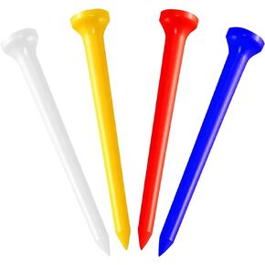 PGM Golf Tees Plastic 30/50/100 Pack, Plastic Golf Tees Durable & Long-Lasting, Reduce Friction & Increase Distance, Golf Plastic Tees Golf Accessories