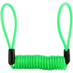 Keenso Disc Lock Reminder Cable, Green Waterproof, 120cm