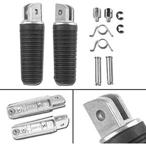 Motorcycles Foot Pegs Footrest Compatible with Yamaha FZ6 2004-2009