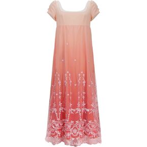Adult Women Edwina Sharma Costume Regency Dress Girls Pink Floral Renaissance Vintage Victorian Tea Party Ball Gown Dress