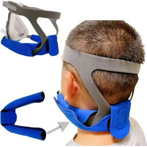 CPAP Neck pad for CPAP Headgear Straps Compatible with Full CPAP Mask to Reduce Headgear Pressure and Cheek Red Marks Extend CPAP Strap Useful Life for CPAP Supplies