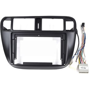 9'' Car Radio Stereo Fascia Frame Panel Trim Bezel with Power Harness Cable for Honda Civic (EJ/EK/EM) 1995-2001 Mounting Kit LHD