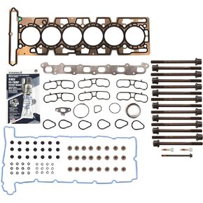 Evergreen HSHB8-10442E Compatible With 02-05 Buick Chevrolet GMC Isuzu Oldsmobile Saab 4.2 Head Gasket Bolts Set