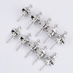 قطعة غيار لحزام الجيتار الكهربائي من Lotmusic بأقفال على طراز شالر (كروم) in Kuwait