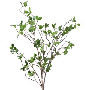 WEISPARK نبات اصطناعي 43.3 بوصة ينبع من الخضرة الصناعية فروع شجرة وهمية أوراق غصين اللبخ لمزهرية حشو متجر حديقة مكتب ديكور المنزل in Kuwait