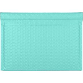 13x10" Side-Opening Teal Bubble Mailers (27-Pack)
