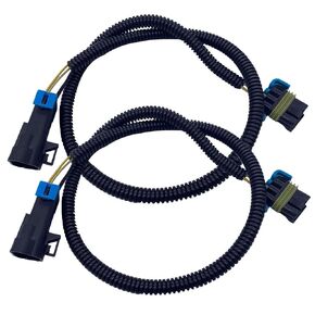 Amrxuts 2Pcs Harness 4 Wires 24" Upstream Downstream Oxygen Sensor for LS2 LS3 LS7 2005-2013 C6 Corvette 2010-2013 Camaro Front Sensor Applications SG752