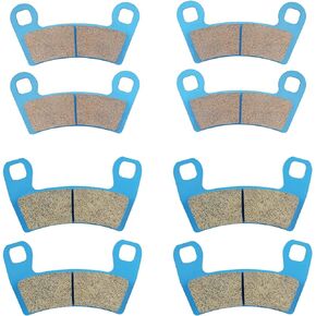 Ceramic Brake Pads Kit 2206025 Front Rear Compatible with Polaris RZR 900/RZR-S 900 2015-2021,RZR 1000 2017-2020 Replacement for 2203930 2203318