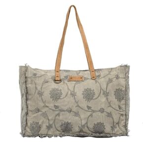 Myra Bag Throng Upcycled Canvas Weekender Bag S-1308 in Kuwait