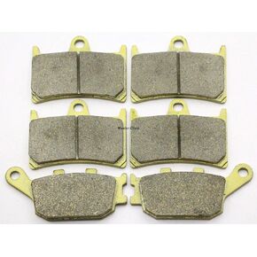 Master Chen Front Rear Brake Pads Brakes for Yamaha YZF R1 2004-2006 - YZF R6 600 2008-2016 - YZF R6S 2006-2009 FA252F FA174R MC0122