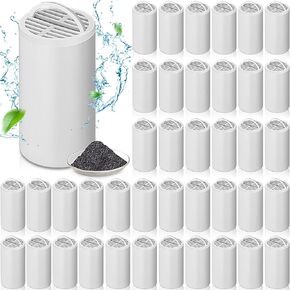 36 Pack Pet Charcoal Filters Pet Fountain Filter Replacement Charcoal Water Filter Compatible with Drinkwell 360 and Drinkwell 360 Stainless Steel Multi Pet Fountain for Dog Cat Pets